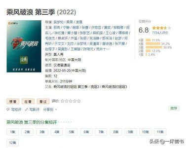 ​《乘风破浪》首播刷屏，豆瓣评分为什么却只有6.8分？