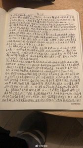 ​柏佳骏手写检讨书：接受一切处理，向所有人道歉