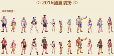 ​DNF夏日套即将曝光，盘点历年夏日套合集！