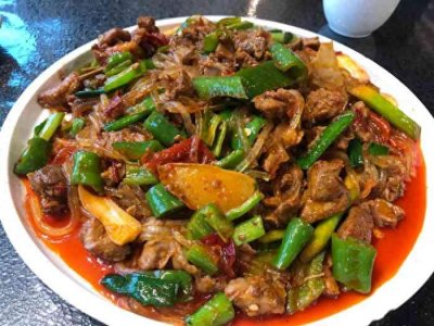 ​宁夏美食篇（三） - 爆炒羊羔肉