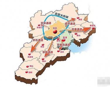 ​河北人去北京更方便了，京石城际铁路规划线路图