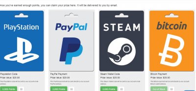 ​完成任务免费兑换礼品PS PAYPAL STEAMB比特币 免费吃鸡唾手可得