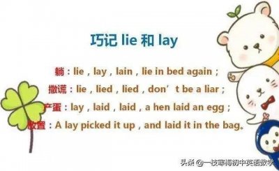 ​lie的用法丨中考常考却最易出错的词汇！