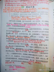 ​部编语文六年级上册，19青山不老，课文笔记