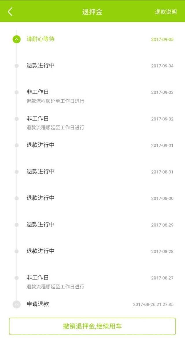 酷骑单车正确的退押金方法【已退】-