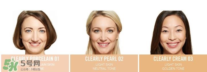 bareminerals矿物粉底色号 bareminerals矿物粉底试色