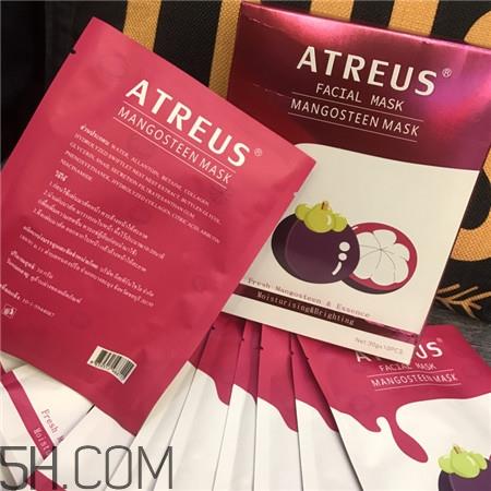 atreus山竹蚕丝面膜怎么样_好用吗