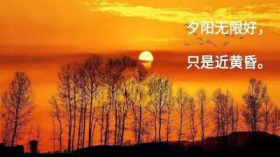 ​夕阳无限好只是近黄昏是什么意思啊（夕阳无限好只是近黄昏全诗）
