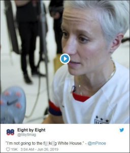 ​说“不去该死的白宫”后，美国女足队长称自己才是“骨子里的美国人”