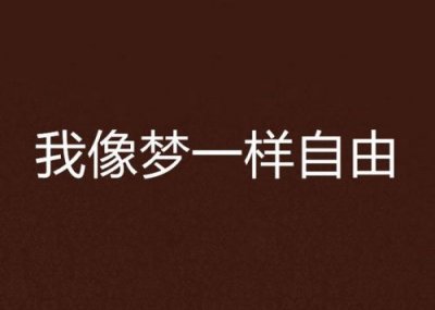 ​我要像梦一样自由像天空一样坚强_我要像梦一样自由你的温柔无法挽留
