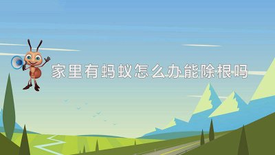 ​家里有蚂蚁怎么办能除根吗视频 家里有蚂蚁怎么办能除根吗图片