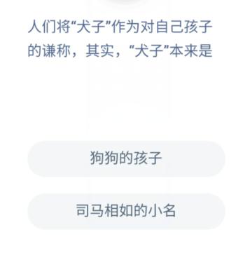 犬子是什么意思（犬子解释及出处）