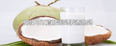 ​椰浆兑水后还要煮沸吗 椰汁煮开了还能喝吗