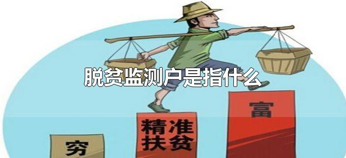脱贫监测户是指什么 脱贫监测户是指什么