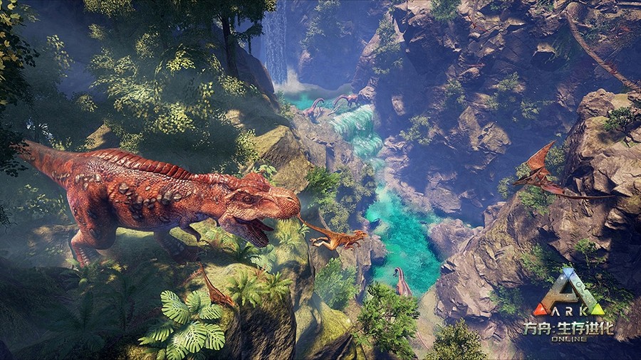 高画质手游推荐，《方舟：生存进化》画面不输端游，低配置也能玩