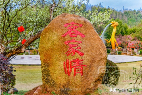 江西赣州五龙客家风情园，客家文化气息浓郁景美，赣州休闲好去处