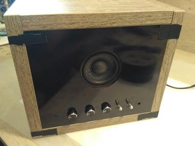 老式喇叭音箱改造（用家中的废旧喇叭）(16)